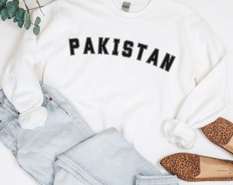 Pakistan Crewneck Sweatshirt for Pakistani Women and Men Crewneck Desi Apparel for Eid Gift for Pakistani Aunt Desi Sweatshirt for Desi Girl