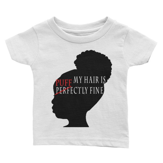 Short Sleeve Afro Puff Infant Girl Tee Etsy