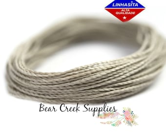 Cafe Royale Cord for Leatherwork Linhasita 879 Waxed Cord 20 meters Knotting String Waxed Cord 0.5mm Macrame Jewelry Thread