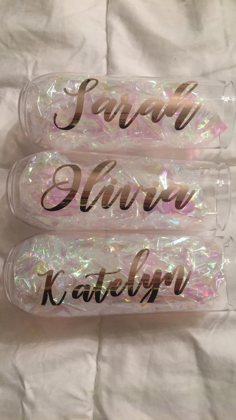 Tossware Bridal Flute Champagne Flutes Bachelorette Party Personalized Flute Stemless Champagne Flute Bridal Party Gift Wedding