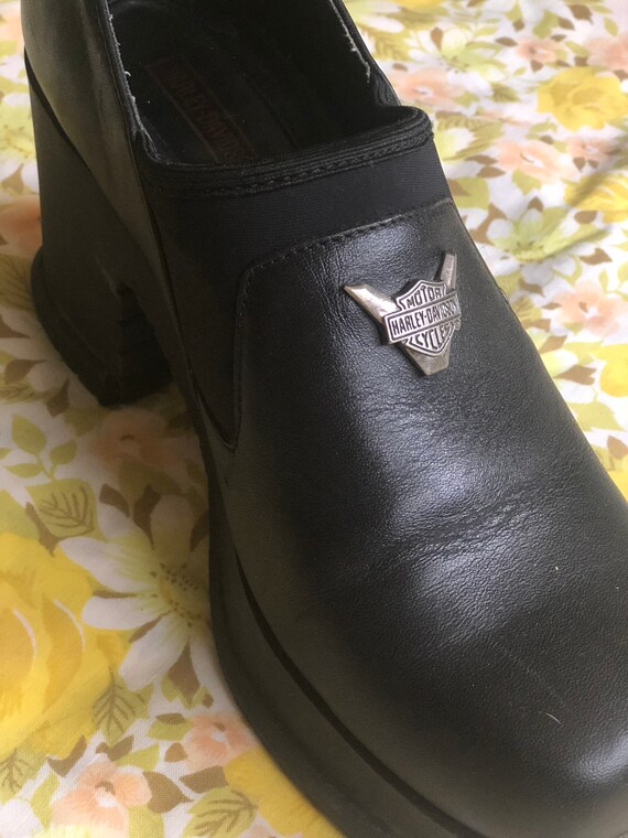 harley davidson platform boots
