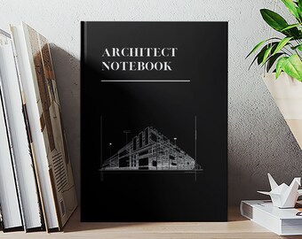 Architect Notebook, Engineering Book, Engineer's Journal, Company Gift, Employee Gift, Meeting Journal, Company Swag, Notebook