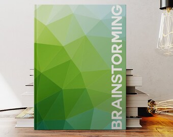 Brainstorming Notebook, Idea Journal, Idea Logbook, Company Gift, Employee Gift, Meeting Journal, Company Swag, Book