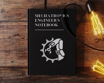 Mechatronics Engineer's Notebook, Engineering Book, Engineer's Journal, Company Gift, Employee Gift, Meeting Journal, Company Swag, Notebook