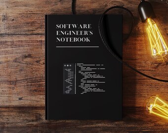 Software Engineer's Notebook, Engineering Book, Engineer's Journal, Company Gift, Employee Gift, Meeting Journal, Company Swag, Notebook