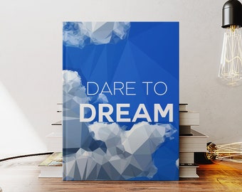 Dare To Dream Notebook, Creativity Notebook, Idea Journal, Idea Logbook, Company Gift, Employee Gift, Meeting Journal, Company Swag, Book