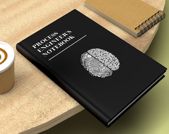 Process Engineer's Notebook, Engineering Book, Engineer's Journal, Company Gift, Employee Gift, Meeting Journal, Company Swag, Notebook