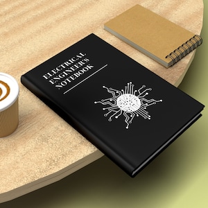 Electrical Engineer's Notebook, Engineering Book, Engineer's Journal, Company Gift, Employee Gift, Meeting Journal, Company Swag, Notebook