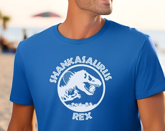 Shankasaurus Rex Funny Tennis Shirt, Men's Tennis Shirt, Woman's Tennis Shirt, Tennis Gift, Motivational Tennis Shirt