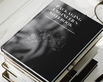 Packaging Engineer's Notebook, Engineering Book, Engineer's Journal, Company Gift, Employee Gift, Meeting Journal, Company Swag, Notebook