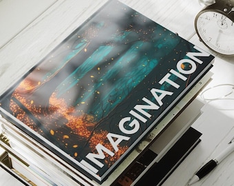 Imagination Notebook, Creativity Notebook, Idea Journal, Idea Logbook, Company Gift, Employee Gift, Meeting Journal, Company Swag, Book