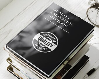 Quality Engineer's Notebook, Engineering Book, Engineer's Journal, Company Gift, Employee Gift, Meeting Journal, Company Swag, Notebook