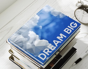 Dream Big Notebook, Creativity Notebook, Idea Journal, Idea Logbook, Company Gift, Employee Gift, Meeting Journal, Company Swag, Book