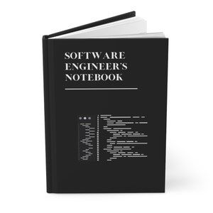 Software Engineer's Notebook, Engineering Book, Engineer's Journal, Company Gift, Employee Gift, Meeting Journal, Company Swag, Notebook imagen 4