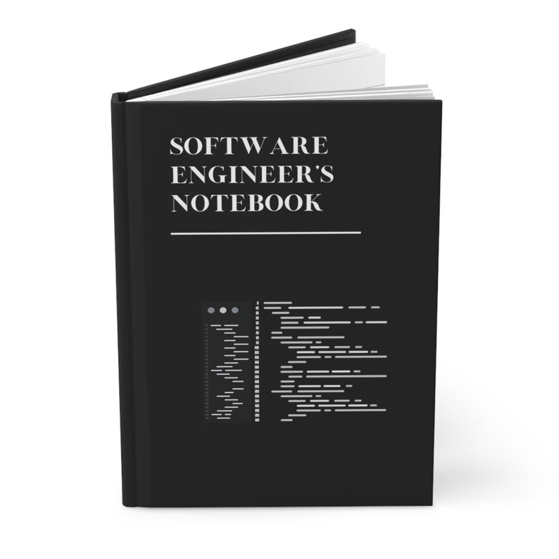 Software Engineer's Notebook, Engineering Book, Engineer's Journal, Company Gift, Employee Gift, Meeting Journal, Company Swag, Notebook imagen 4