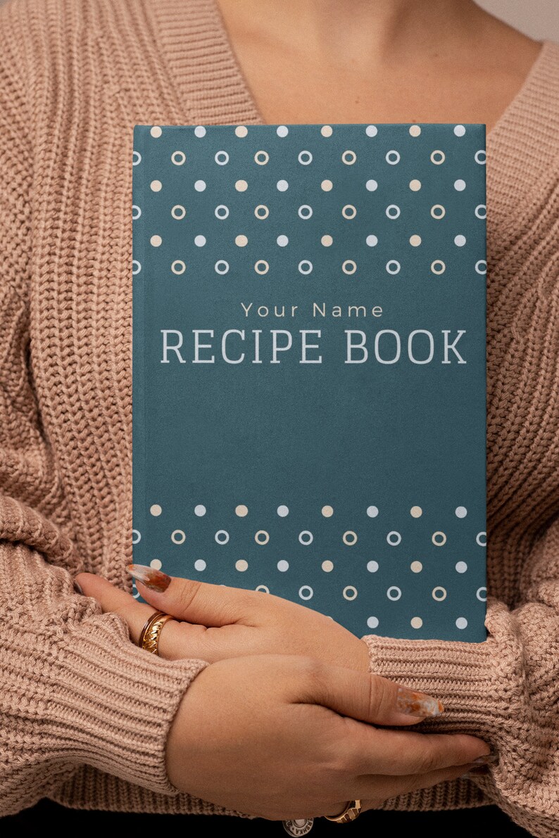 8.5 X 11 Personalized Recipe Book Gift for Her Personalized Etsy