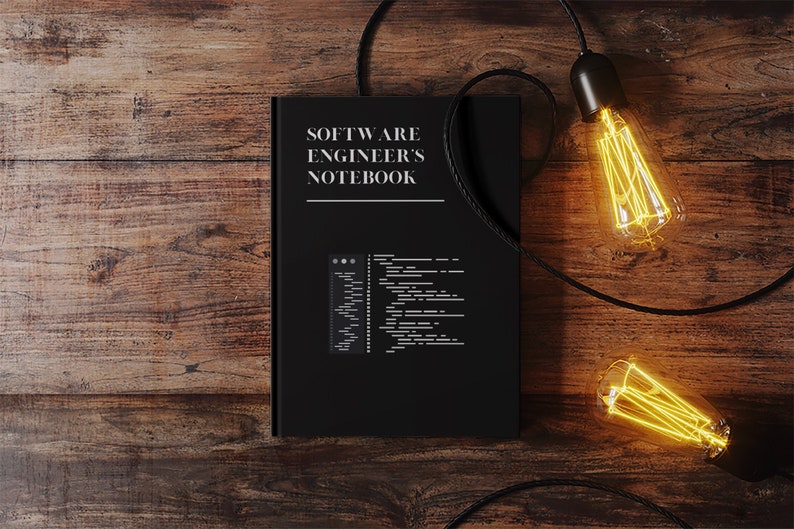 Software Engineer's Notebook, Engineering Book, Engineer's Journal, Company Gift, Employee Gift, Meeting Journal, Company Swag, Notebook imagen 1
