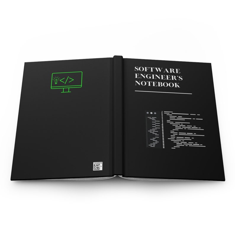 Software Engineer's Notebook, Engineering Book, Engineer's Journal, Company Gift, Employee Gift, Meeting Journal, Company Swag, Notebook imagen 6