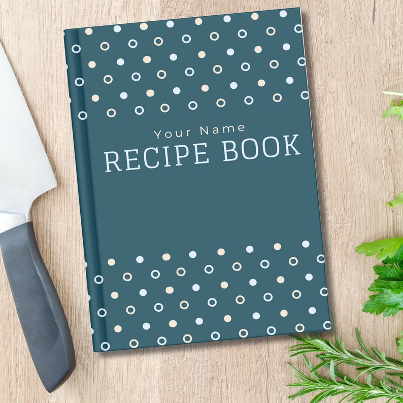 8.5 X 11 Personalized Recipe Book Gift for Her Personalized Etsy