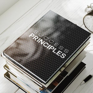Success Principles Notebook, Idea Journal, Idea Logbook, Company Gift, Employee Gift, Meeting Journal, Company Swag, Book, Leadership Book