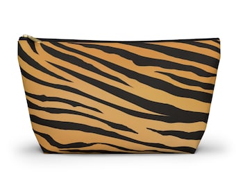 Bengal Tiger Accessory Pouch , Luxury Accessory Bag, Makeup Organizer, Cosmetic Bag, Stationary Bag, Makeup Bag, Tote Bag