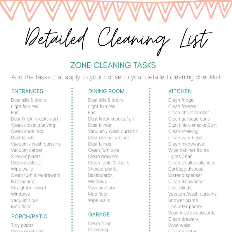 Whole Home Cleaning Package - Etsy