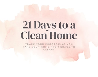 21 Days to a Clean Home Workbook