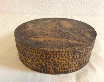 Vintage Wooden Box(Carvings)