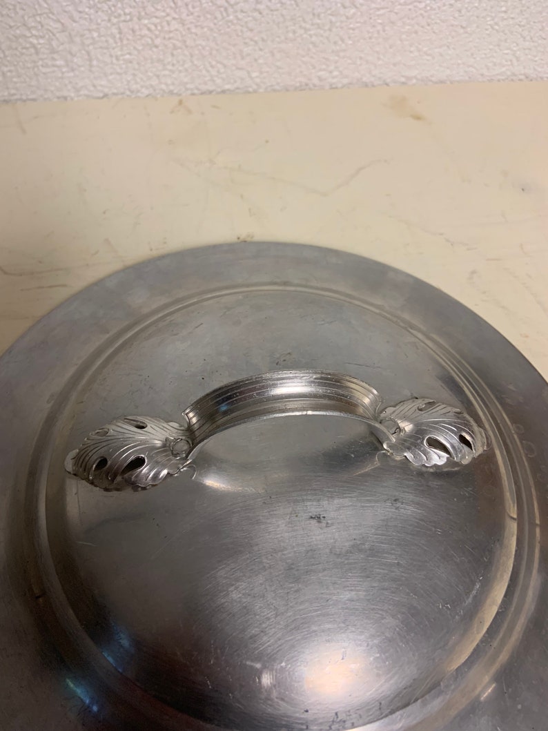 Vintage Aluminum Serving Dish Etsy