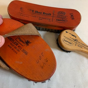 Vintage Shoe Brushes/Advertizing