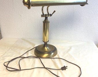 Vintage 14 Inch Piano Lamp(Brass Finish)
