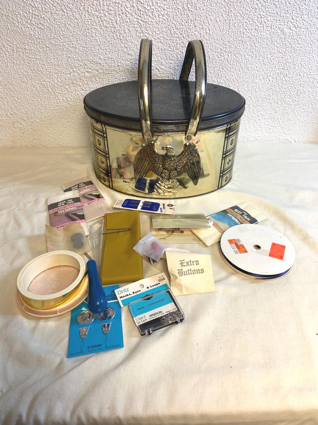 Vintage TRI CHEM Liquid Embroidery Tin - Etsy