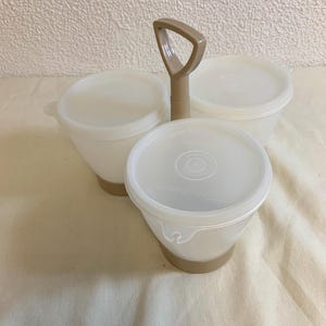 Vintage Tupperware Condiments Caddy