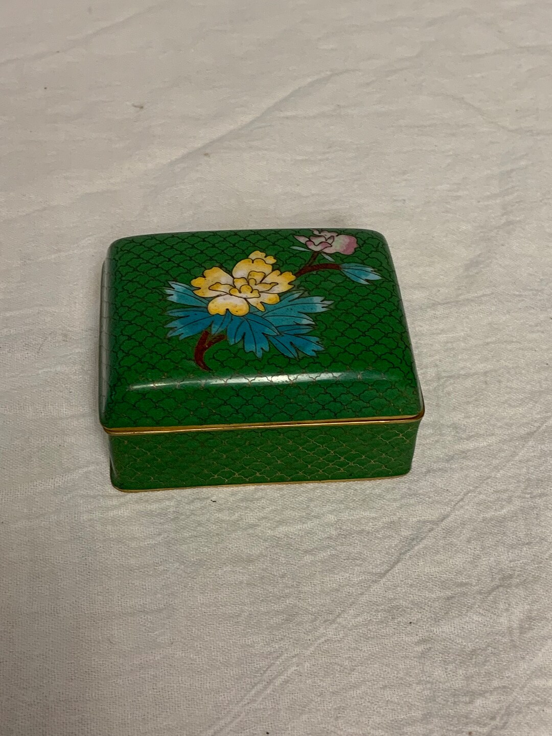 Vintage Chinoiserie Trinkets Box Etsy