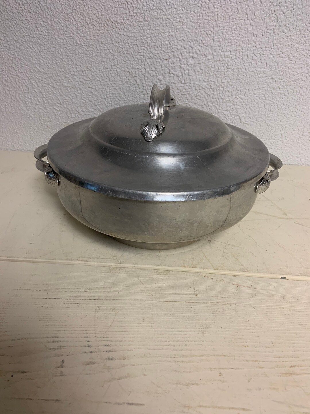 Vintage Aluminum Serving Dish Etsy