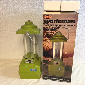 Lanterne De Camping Vintage Ray-O-Vac Sportsman 360 - Fluorescente Verte - USA