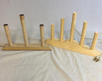 Vintage Corded Window Candles