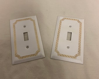 Vintage Wall Switch Metal Covers