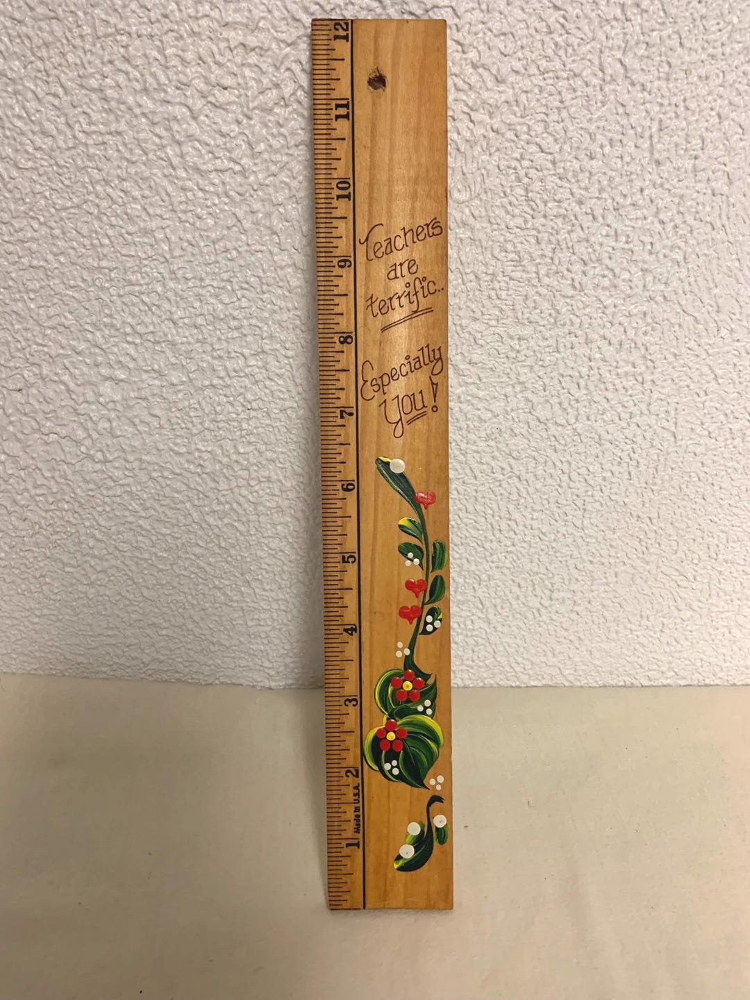 Teachers Hand Painted Ruler - Etsy