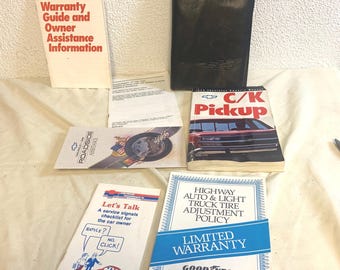 1982 C/K Chevy Pickup Owner Manual