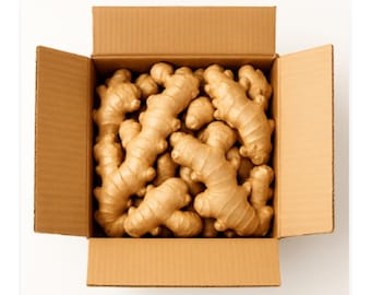 Fresh Organic Ginger Root –Bulk Raw Whole for Cooking, Juicing, Tea, Wellness Natural Remedies