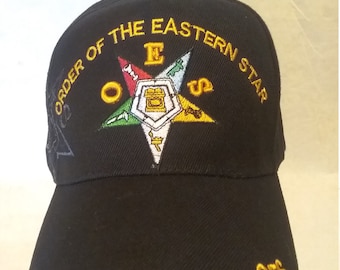 Order of The Eastern Star HAT // CAP Masonic//Freemason RED OES