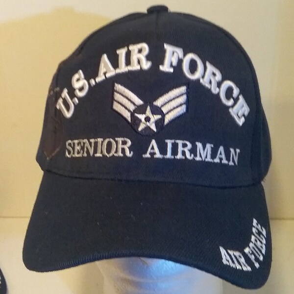 Air Force Rank Hat Etsy