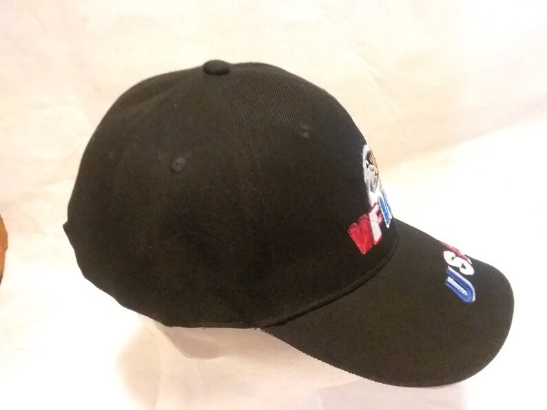 VFW W/eagle Black Baseball Hat/cap W/ USA Black or Blue Etsy