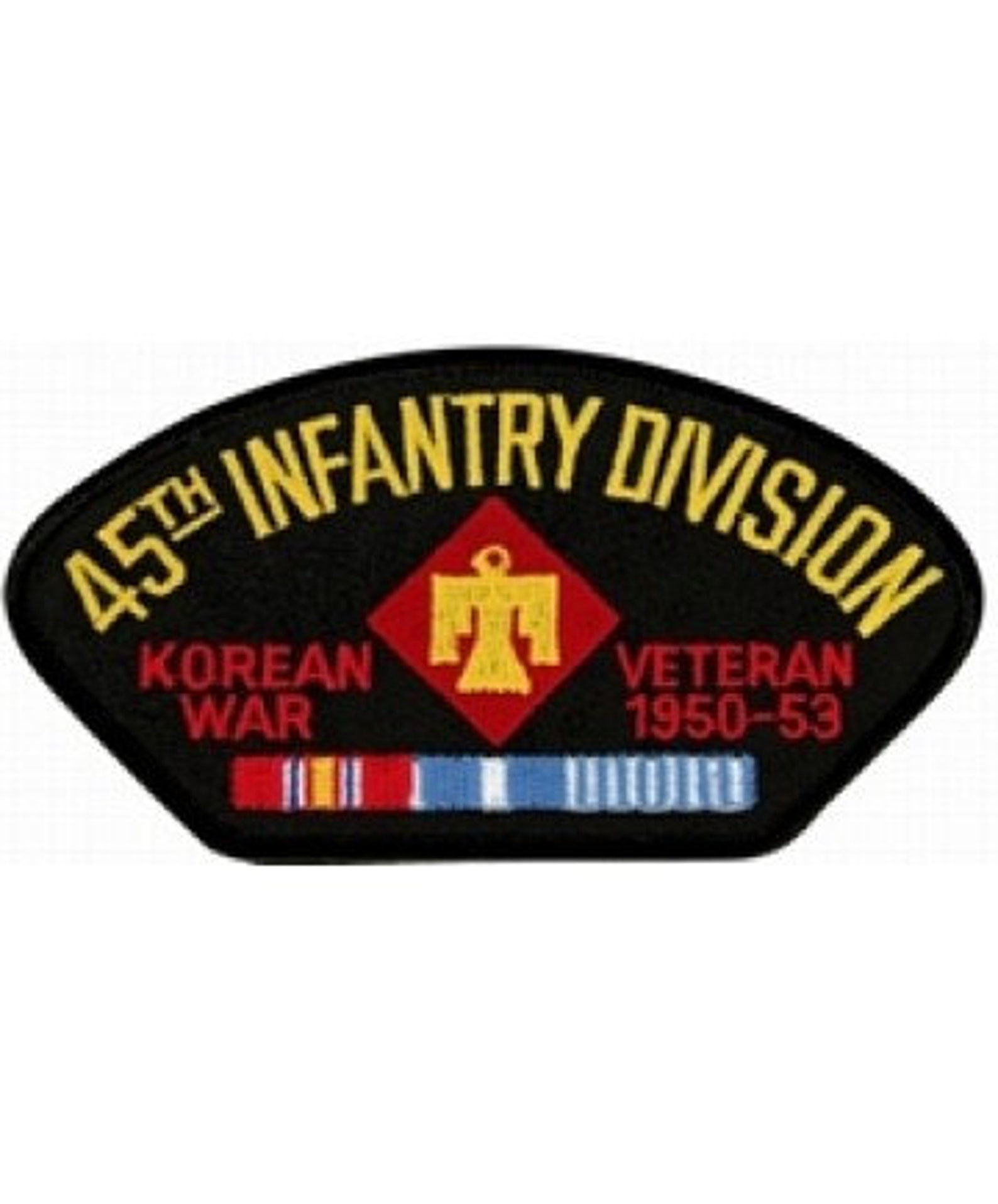 45th Infantry Division Korean War Veteran With Ribbons Black Etsy