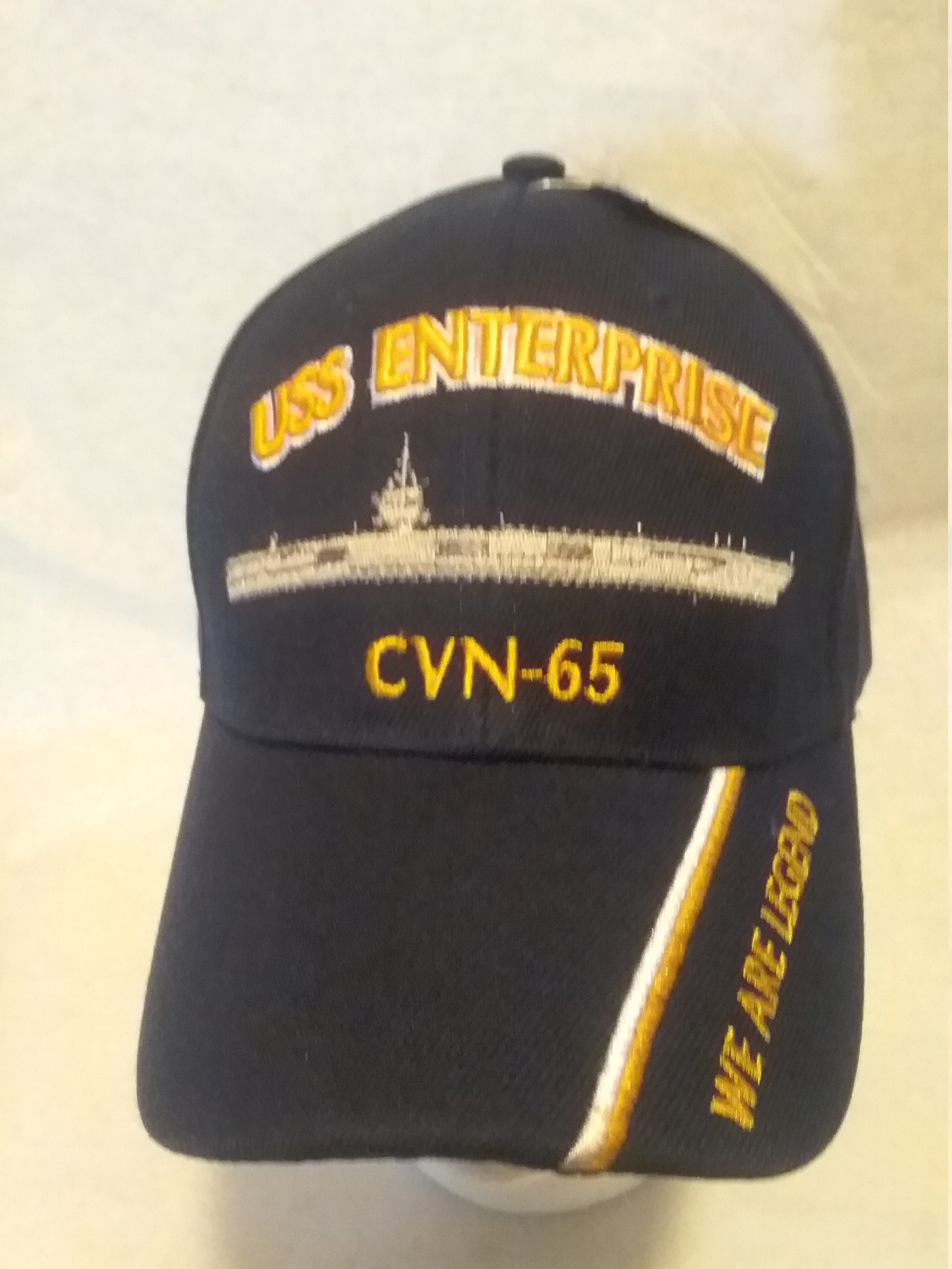 USS Enterprise CVN-65 Blue Baseball Cap 