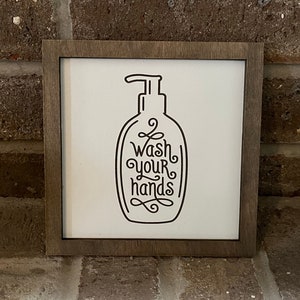 Wash Your Hands Funny Bathroom Sign