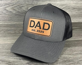 Dad Est 2025 or? Hat Personalize Name and Year - Perfect Gift For A New Dad Gift