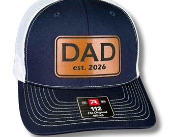 Personalized DAD Est. 2026 Richardson 112 Snapback Hat