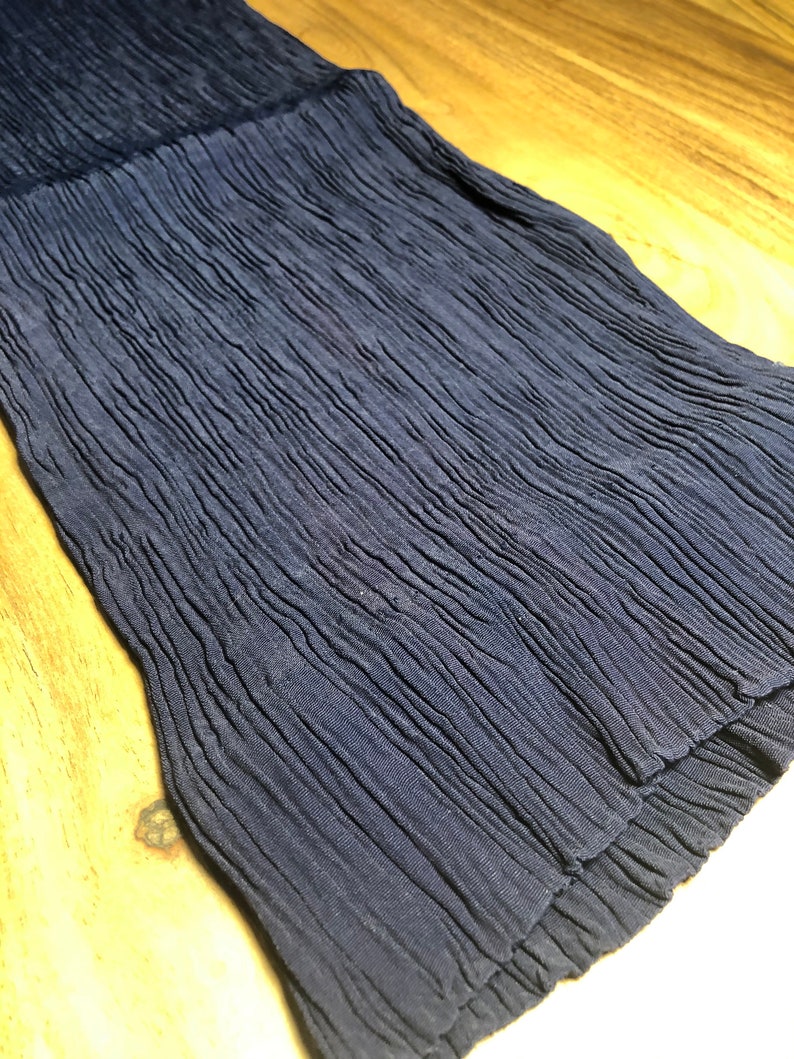 Vintage High Waisted Flowy Pants Textured Pant